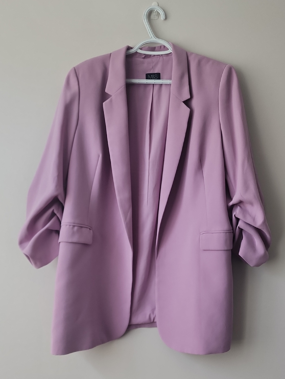 Marks & Spencer Lilac Open-Front Blazer